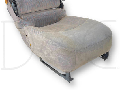 92-97 Ford F250 F350 Front Center Console Jump Seat Gray OEM