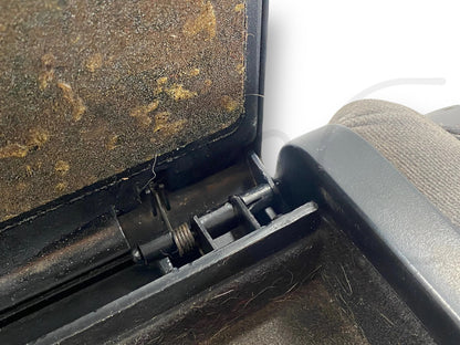92-97 Ford F250 F350 Front Center Console Jump Seat Gray OEM