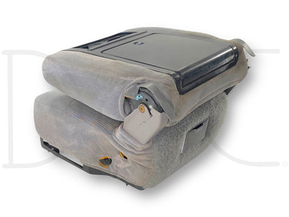 92-97 Ford F250 F350 Front Center Console Jump Seat Gray OEM