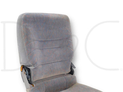 92-97 Ford F250 F350 Front Center Console Jump Seat Gray OEM