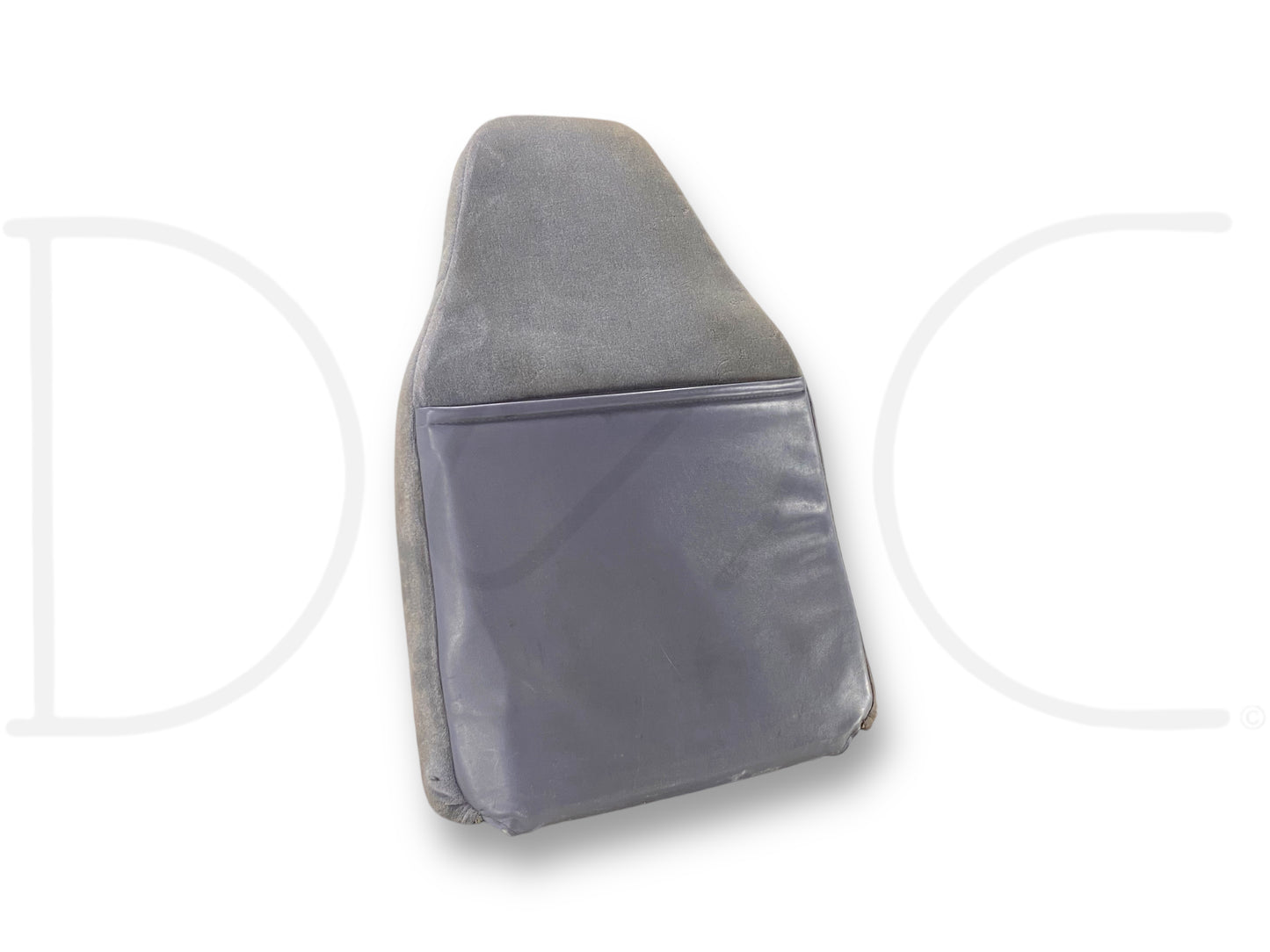 92-97 Ford F250 F350 LH Left Driver Seat Back Upper Cushion Opal Gray 40/20/40