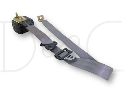 92-97 Ford F250 F350 RH Right Passenger Front Seat Belt Seatbelt Opal Gray OE