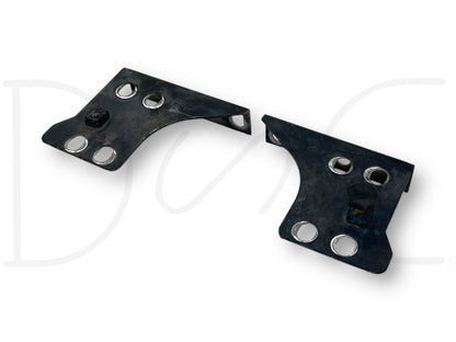 92-97 Ford F250 F350 Fender To Core Support Brackets OE Corner Bracket Set