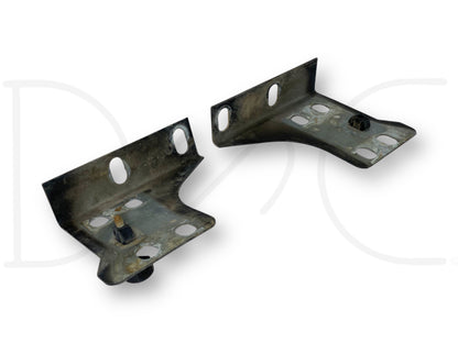 92-97 Ford F250 F350 Fender To Core Support Brackets OE Corner Bracket Set