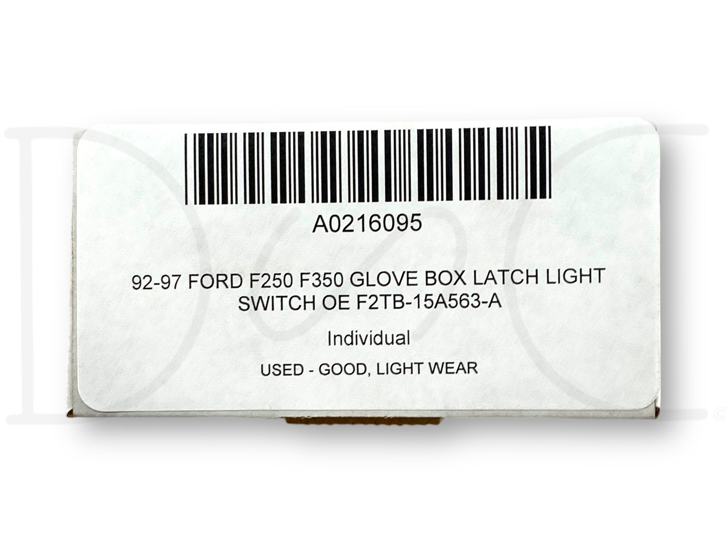 92-97 Ford F250 F350 Glove Box Latch Light Switch OE F2Tb-15A563-A