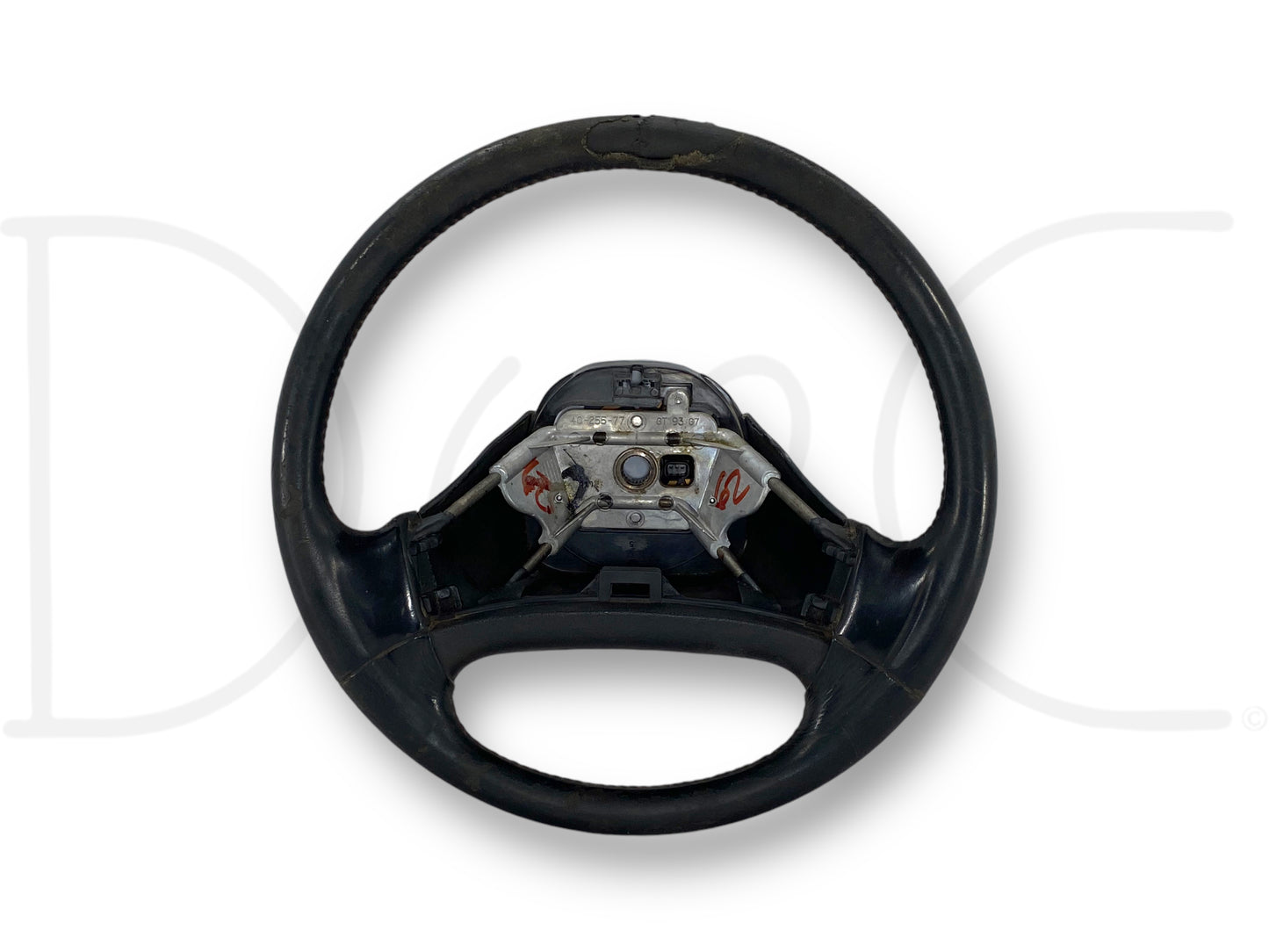 92-97 Ford F250 F350 Steering Wheel OE Black F2Ta-3F563-Fcw *Blem*