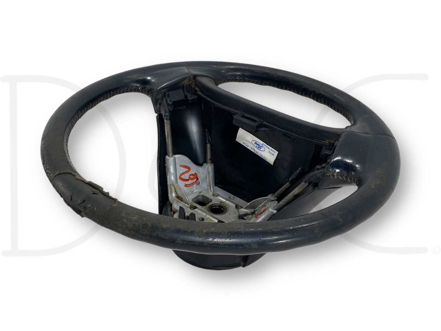 92-97 Ford F250 F350 Steering Wheel OE Black F2Ta-3F563-Fcw *Blem*