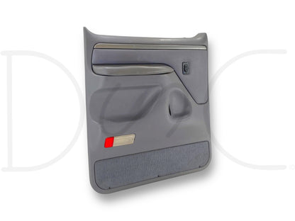 94-97 Ford F250 F350 LH Left Driver Rear Door Panel Power Opal Gray OE