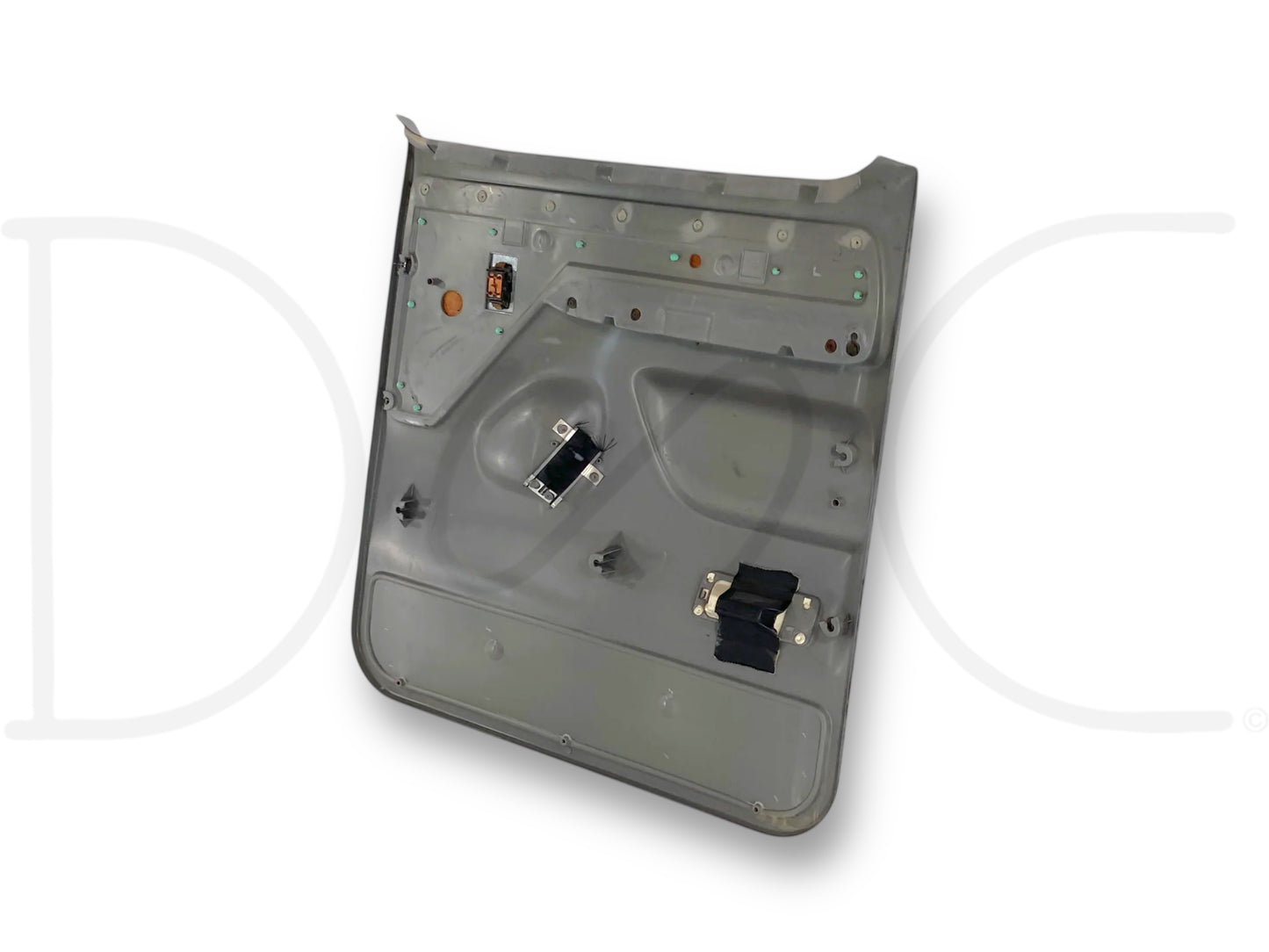 94-97 Ford F250 F350 LH Left Driver Rear Door Panel Power Opal Gray OE