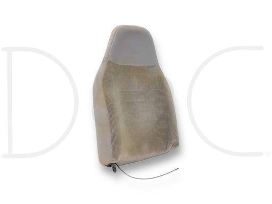 92-97 Ford F250 F350 LH Left Driver Seat Back Upper Cushion Opal Gray 40/20/40