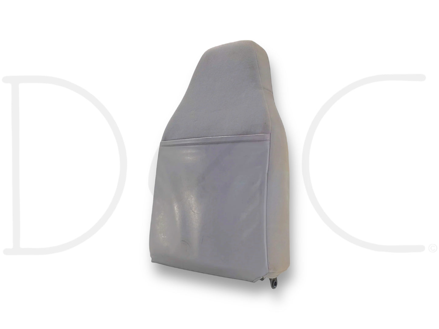92-97 Ford F250 F350 LH Left Driver Seat Back Upper Cushion Opal Gray 40/20/40