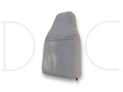 92-97 Ford F250 F350 LH Left Driver Seat Back Upper Cushion Opal Gray 40/20/40