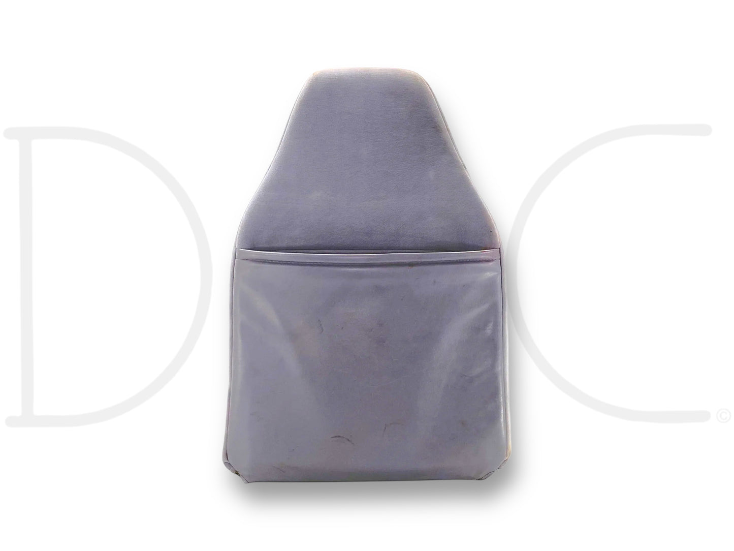 92-97 Ford F250 F350 LH Left Driver Seat Back Upper Cushion Opal Gray 40/20/40