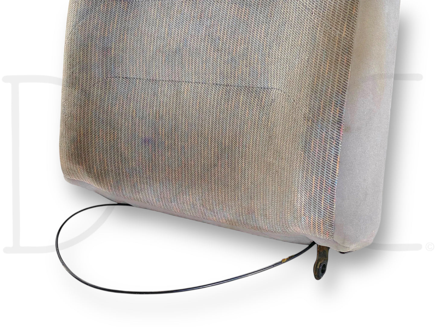 92-97 Ford F250 F350 RH Right Passenger Seat Back Upper Cushion Gray 40/20/40
