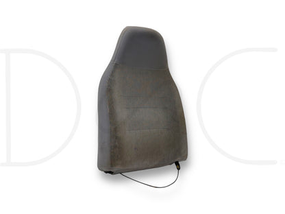 92-97 Ford F250 F350 RH Right Passenger Seat Back Upper Cushion Gray 40/20/40