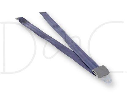 87-97 Ford F250 F350 Rear Seat Center Lap Belt Seatbelt Opal Gray OE