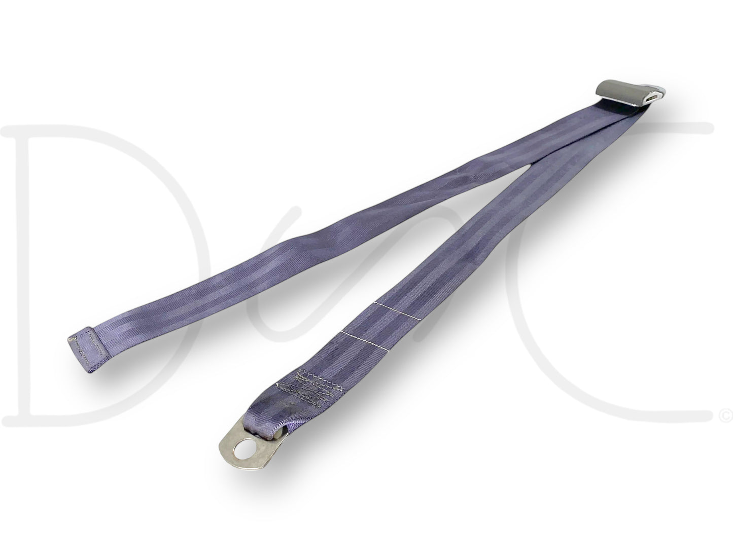 87-97 Ford F250 F350 Rear Seat Center Lap Belt Seatbelt Opal Gray OE