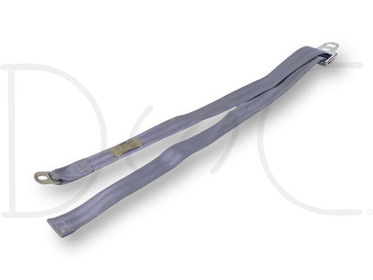 87-97 Ford F250 F350 Rear Seat Center Lap Belt Seatbelt Opal Gray OE