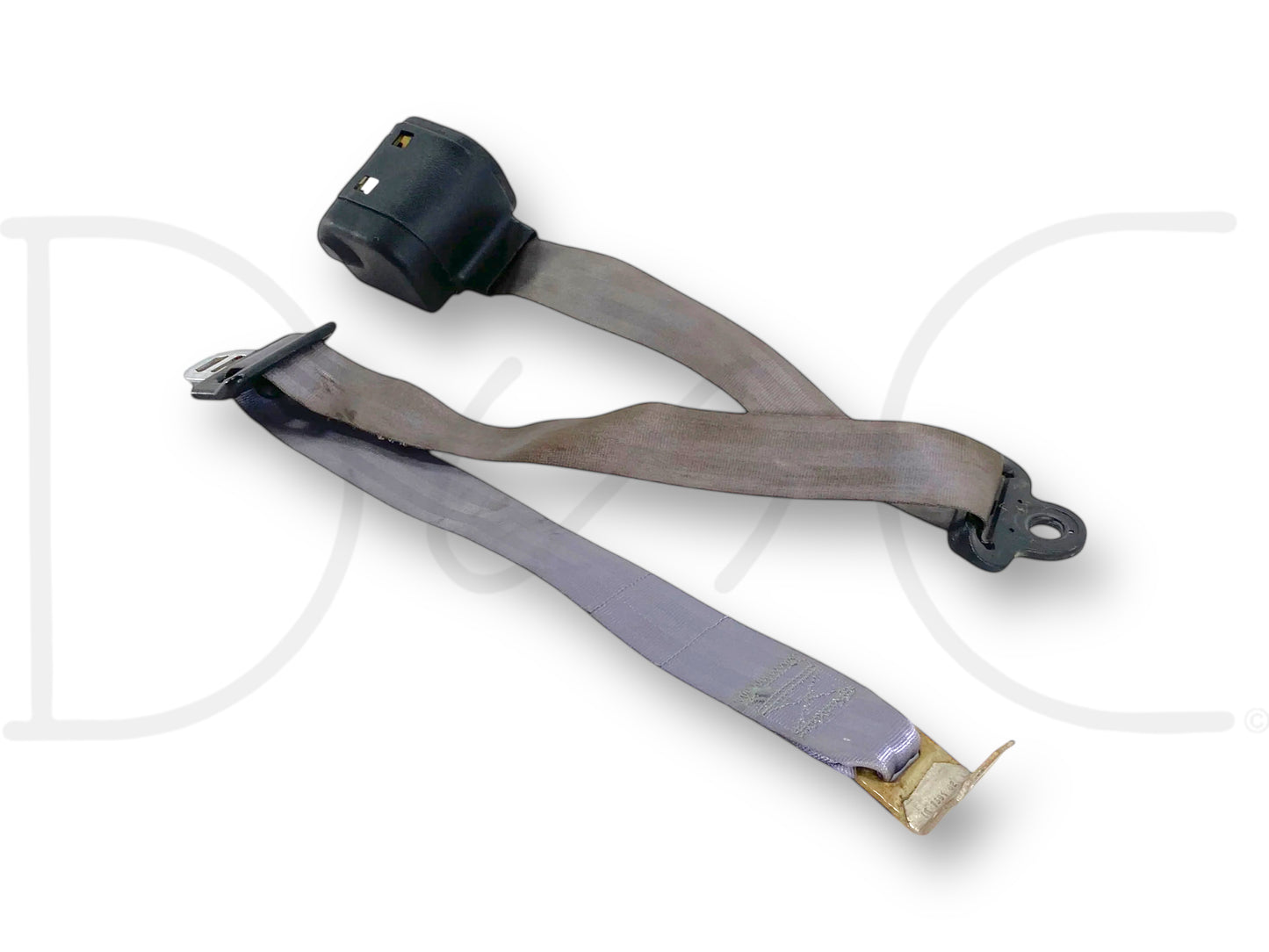 92-97 Ford F250 F350 RH Right Passenger Front Seat Belt Seatbelt Opal Gray OE