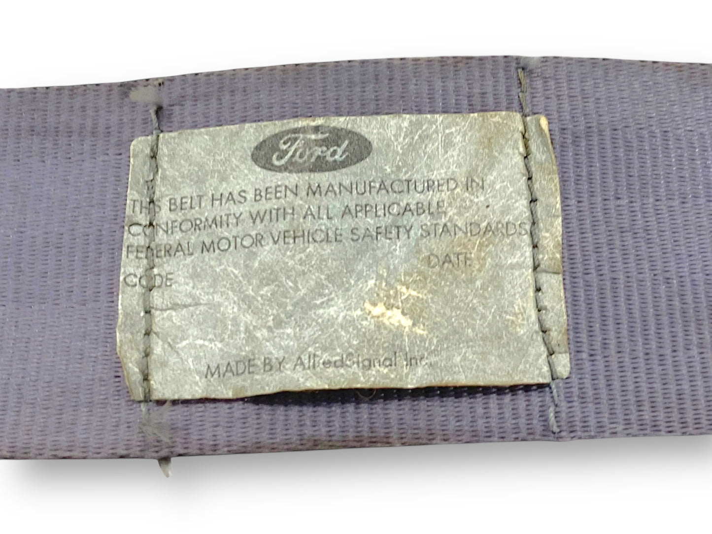 92-97 Ford F250 F350 RH Right Passenger Front Seat Belt Seatbelt Opal Gray OE