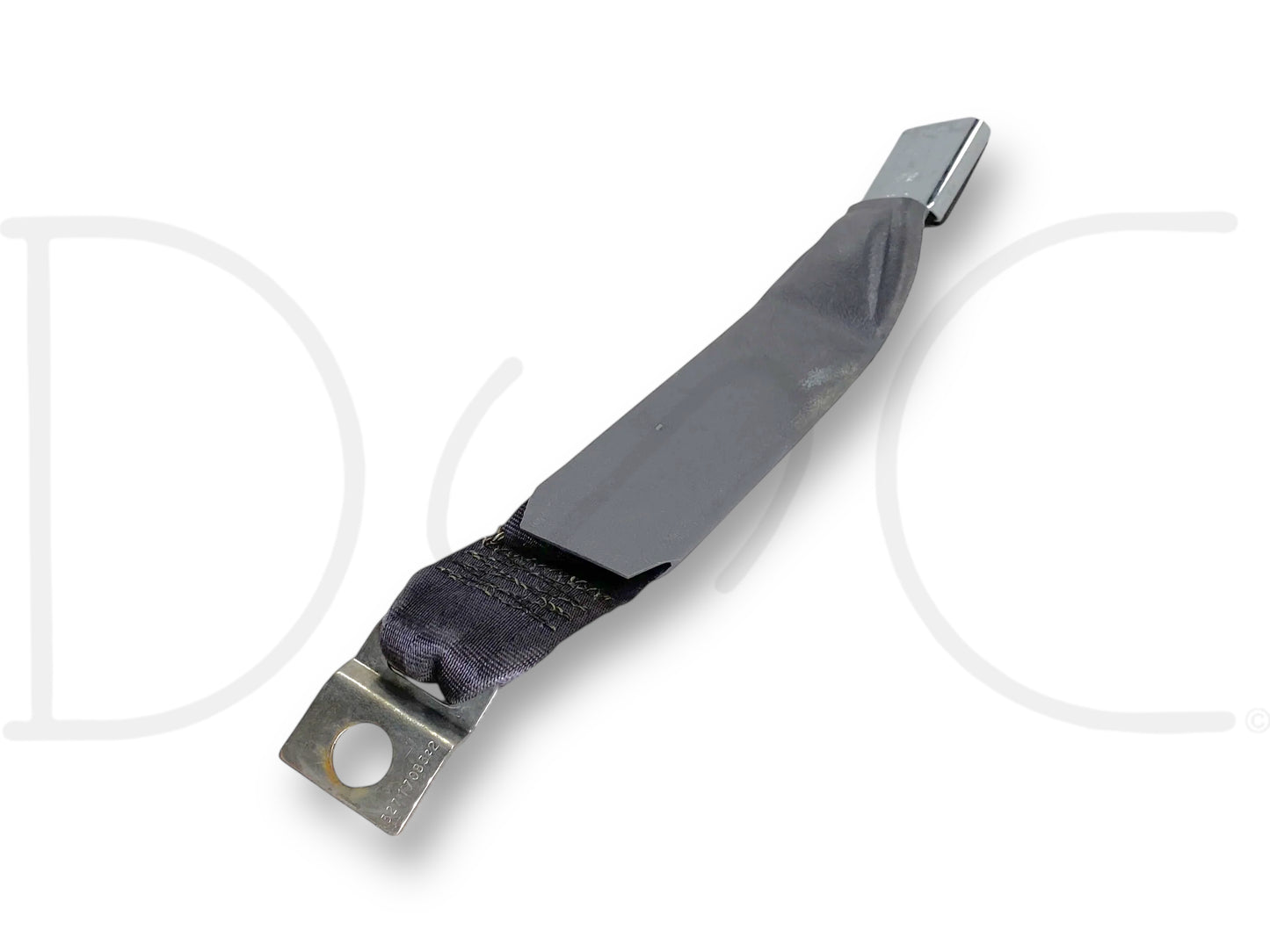 92-97 Ford F250 F350 RH Right Rear Seat Belt Seatbelt Latch Buckle Opal Gray OE