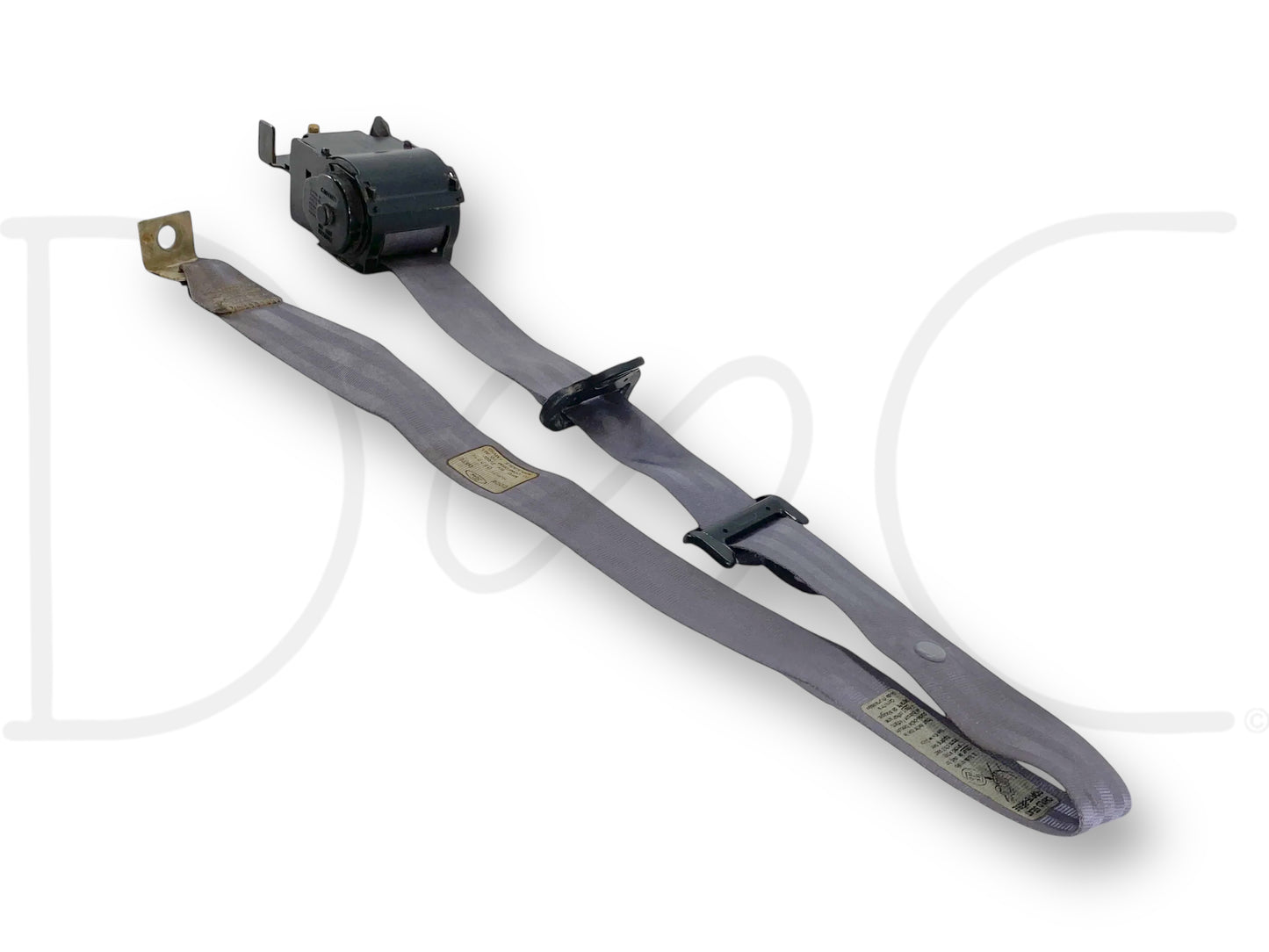 92-97 Ford F250 F350 Crew Cab LH Left Driver Rear Seat Belt Seatbelt Gray OE