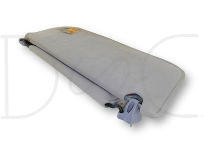 94-97 Ford F250 F350 LH Left Driver Dual Sun Visor Opal Gray OEM *Blem*