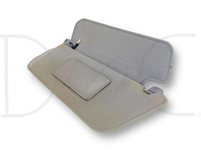 94-97 Ford F250 F350 LH Left Driver Dual Sun Visor Opal Gray OEM *Blem*