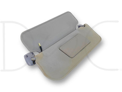 94-97 Ford F250 F350 LH Left Driver Dual Sun Visor Opal Gray OEM *Blem*
