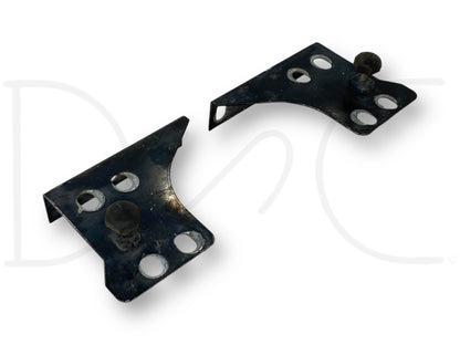 92-97 Ford F250 F350 Fender To Core Support Brackets OE Corner Bracket Set