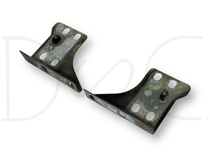 92-97 Ford F250 F350 Fender To Core Support Brackets OE Corner Bracket Set