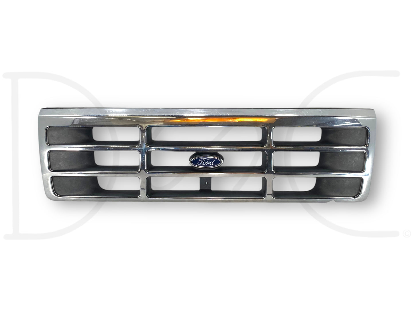 92-97 Ford F250 F350 Front Grill Chrome Grille OEM F2Tb-8200