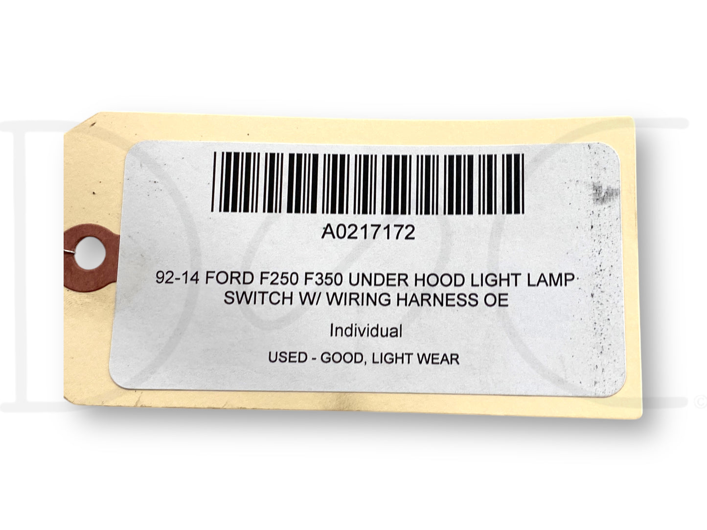 92-14 Ford F250 F350 Under Hood Light Lamp Switch W/ Wiring Harness OE