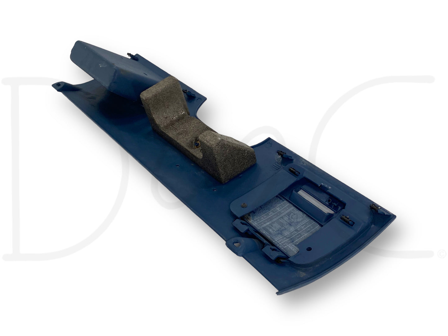 94-97 Ford F250 F350 Knee Bolster Lower Dash Bezel Pocket Blue OE *Blem*