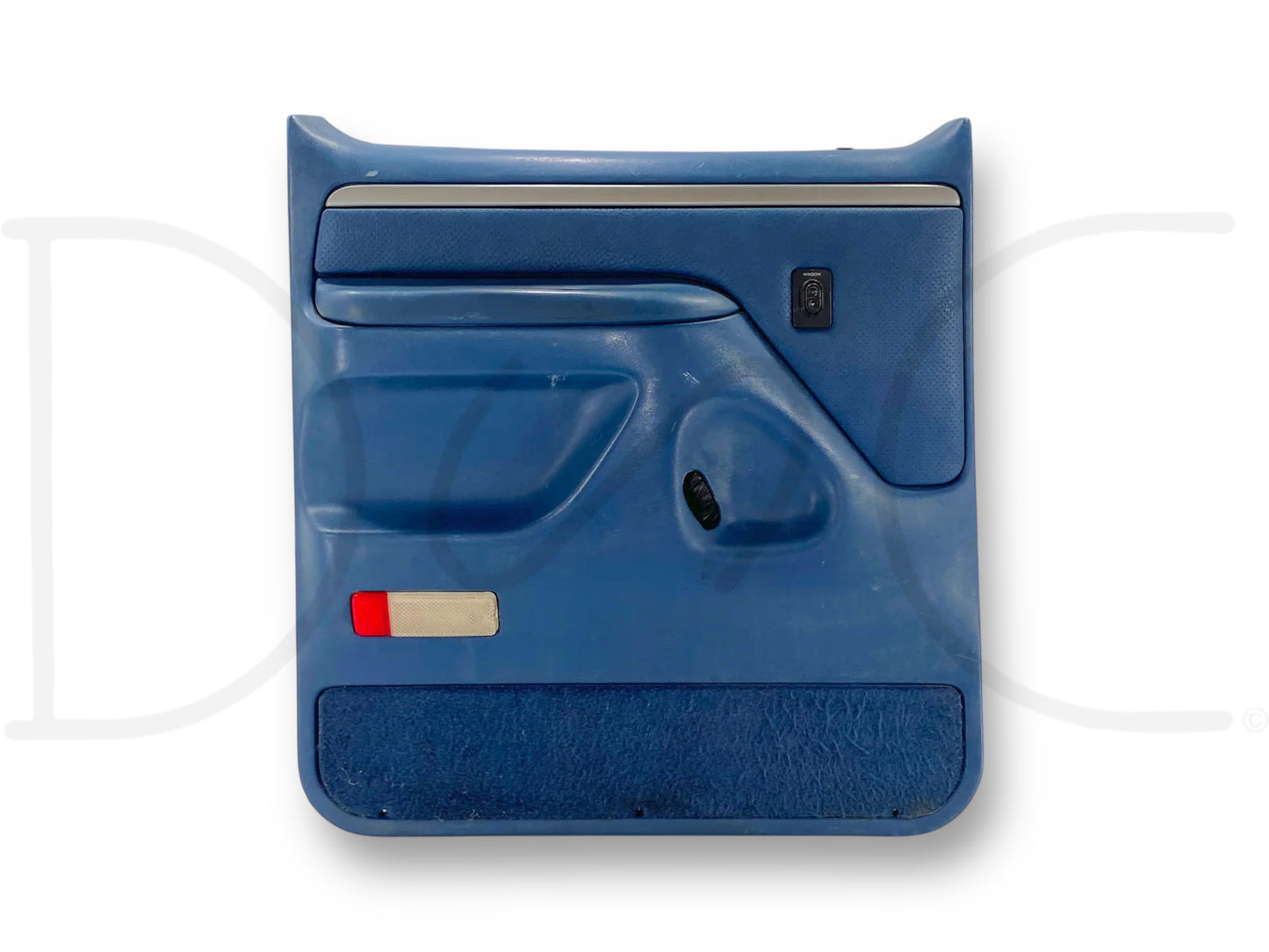 94-97 Ford F250 F350 LH Left Driver Rear Door Panel Power Blue OE