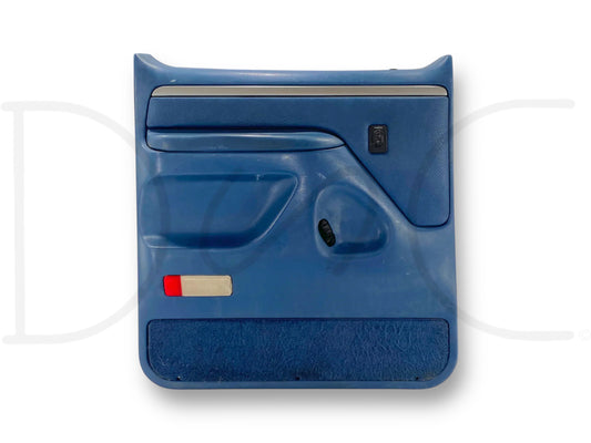 94-97 Ford F250 F350 LH Left Driver Rear Door Panel Power Blue OE