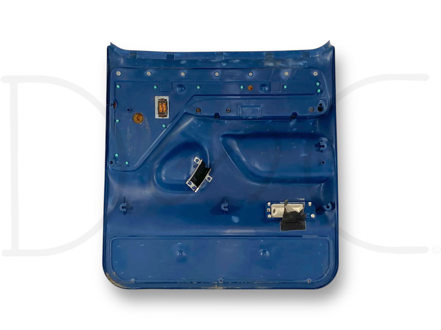 94-97 Ford F250 F350 LH Left Driver Rear Door Panel Power Blue OE