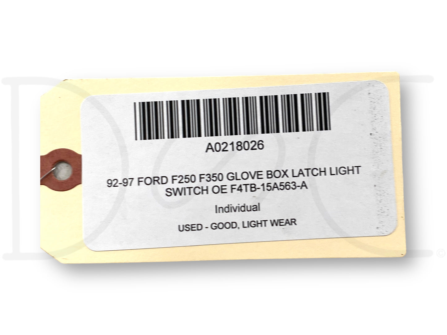 92-97 Ford F250 F350 Glove Box Latch Light Switch OE F4Tb-15A563-A