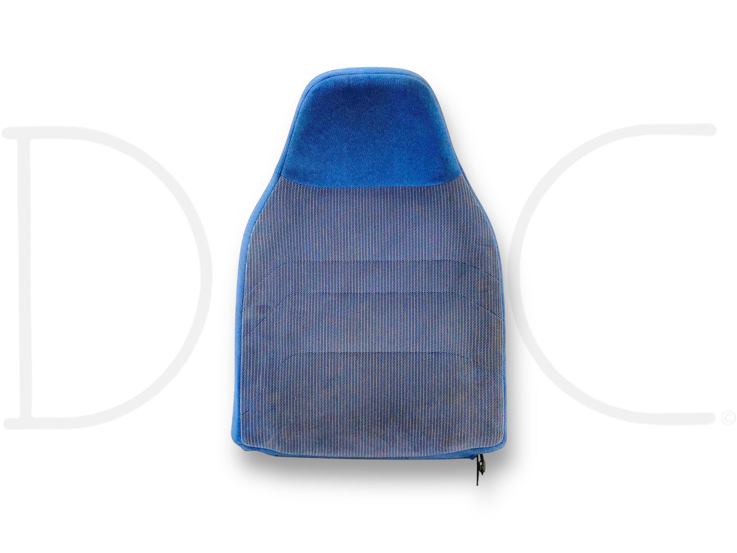92-97 Ford F250 F350 RH Right Passenger Seat Back Upper Cushion Blue 40/20/40