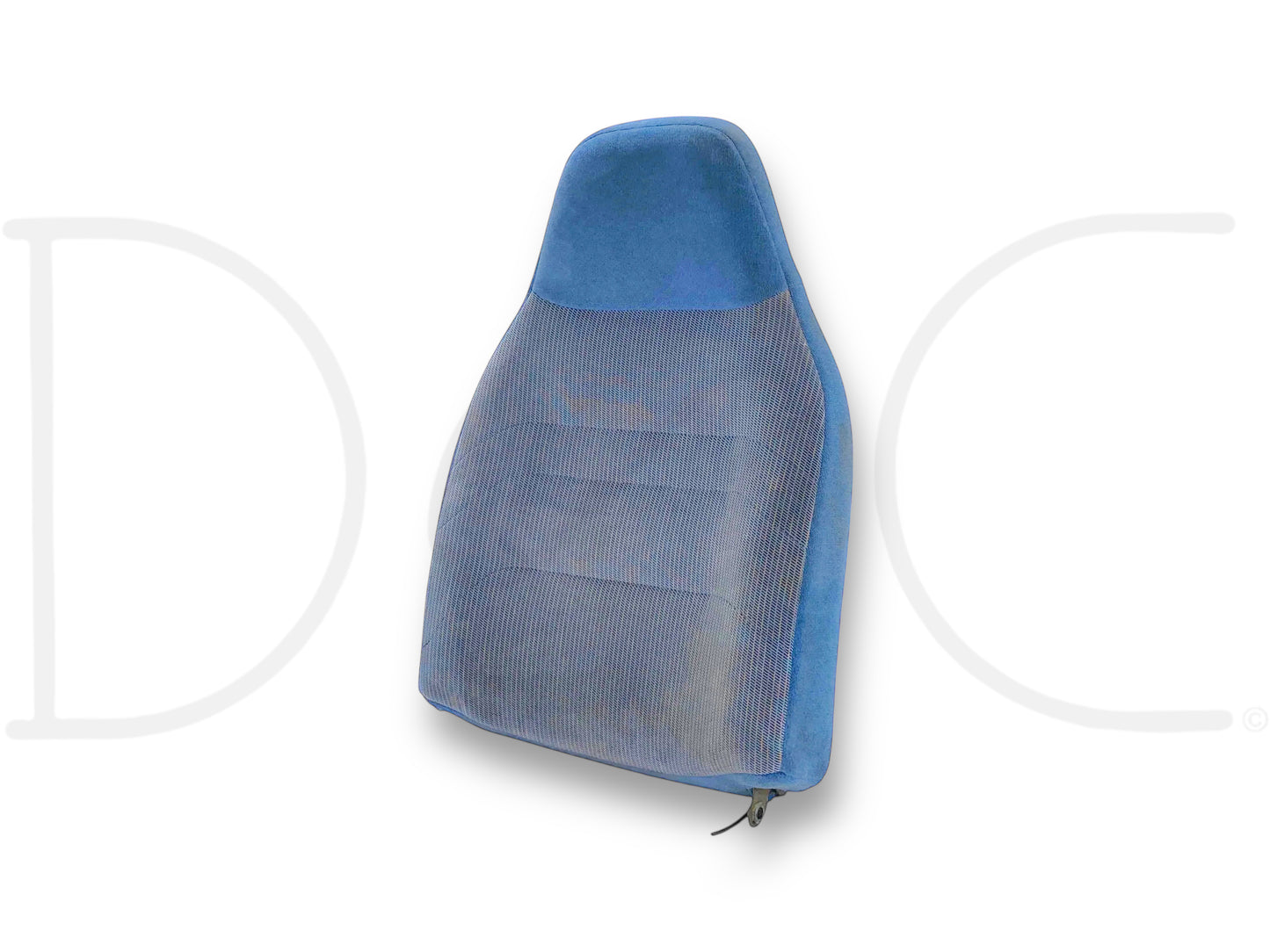 92-97 Ford F250 F350 RH Right Passenger Seat Back Upper Cushion Blue 40/20/40