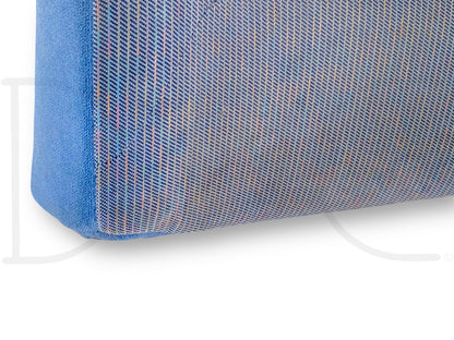 92-97 Ford F250 F350 RH Right Passenger Seat Back Upper Cushion Blue 40/20/40