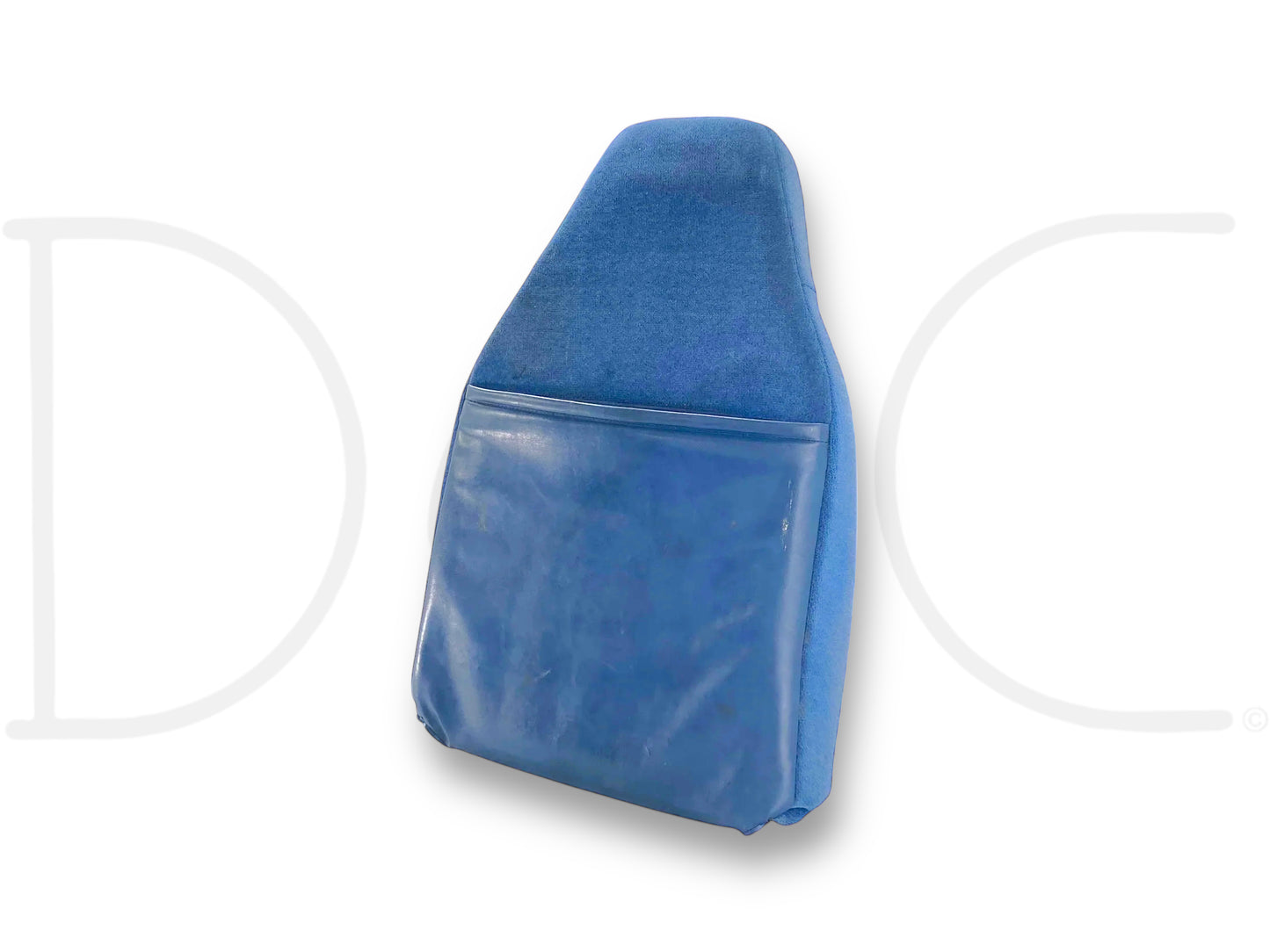 92-97 Ford F250 F350 RH Right Passenger Seat Back Upper Cushion Blue 40/20/40
