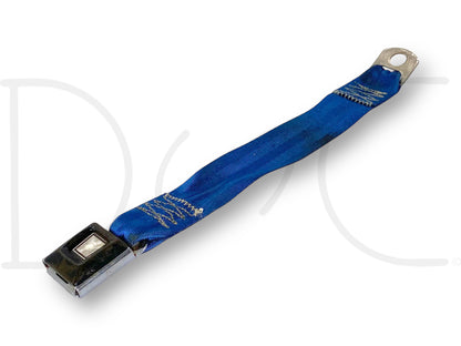 92-97 Ford F250 F350 Center Rear Seat Belt Seatbelt Latch Buckle Blue OE