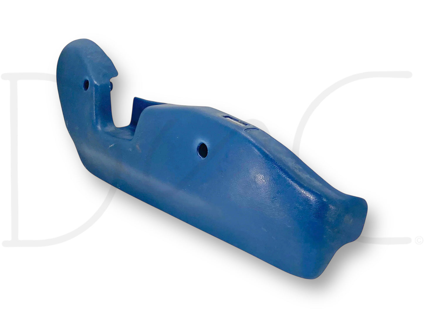 92-97 Ford F250 F350 RH Right Passenger Seat Side Trim Panel Blue OEM