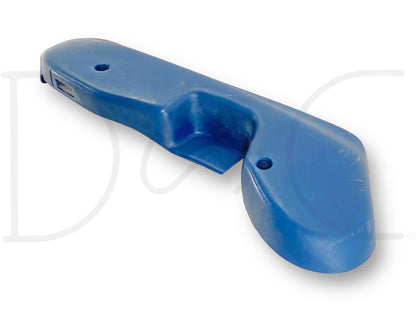 92-97 Ford F250 F350 RH Right Passenger Seat Side Trim Panel Blue OEM