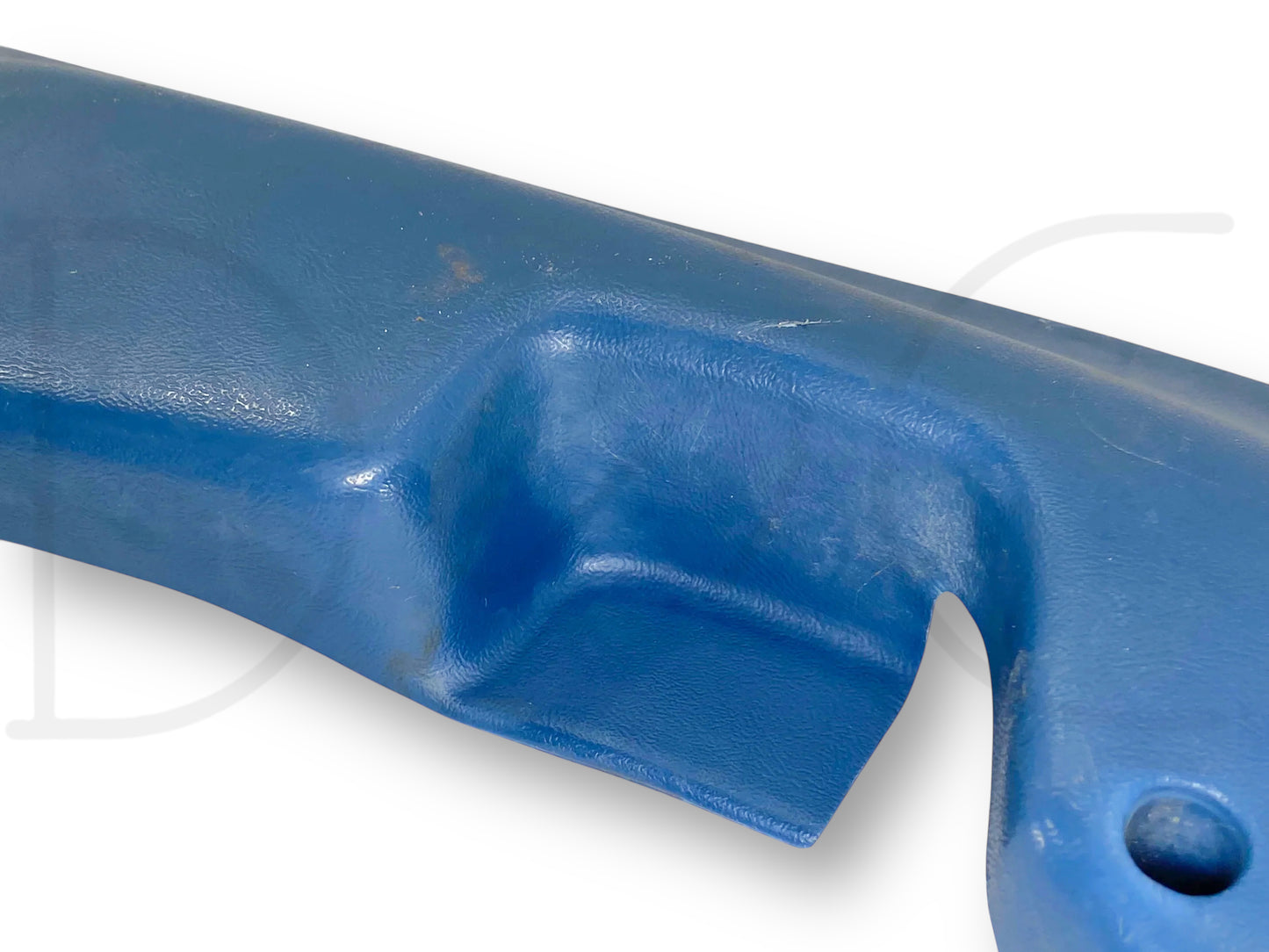 92-97 Ford F250 F350 RH Right Passenger Seat Side Trim Panel Blue OEM