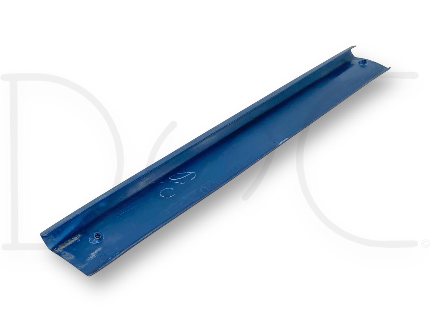 92-97 Ford F250 F350 Crew Cab Rear Upper Door Trim LH Left Blue