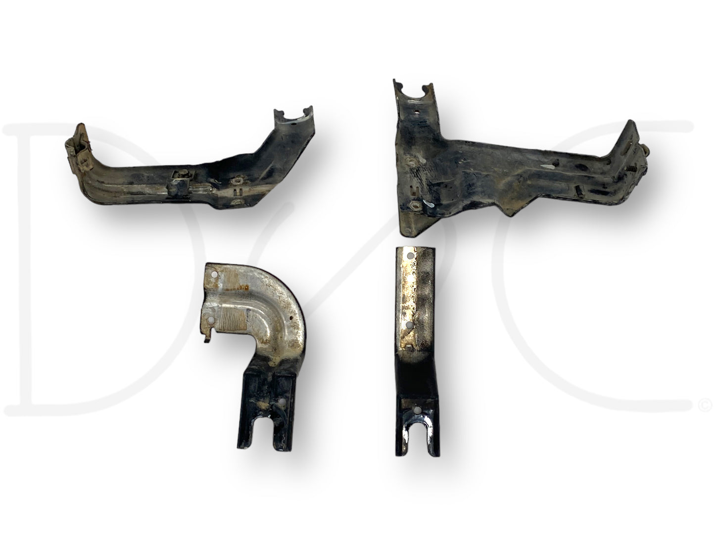 94-97 Ford F250 F350 Truck A/C Condenser Upper & Lower Bracket Set