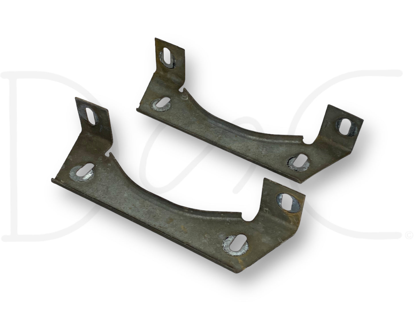 92-97 Ford F250 F350 Header Panel To Core Support Bracket Set OE Brackets