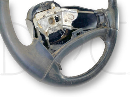 92-97 Ford F250 F350 Steering Wheel Black Leather OEM